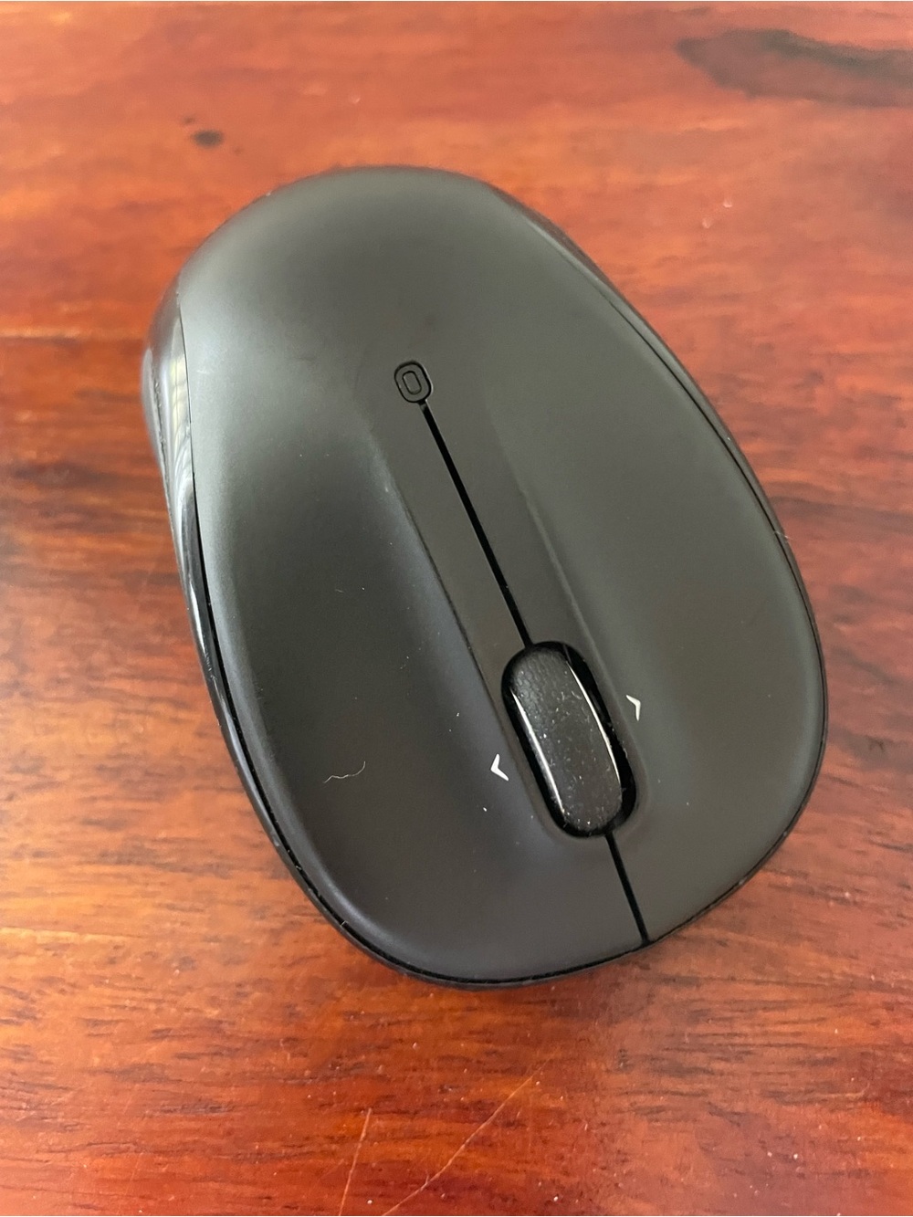 Wireless Black Computer Mouse - Ergonomic Bluetooth / USB Optical Mouse